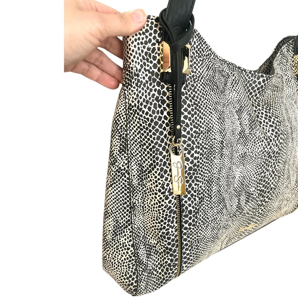 Jessica Simpson Faux Leather Snakeskin Hobo / Tote / Bag with flat strap